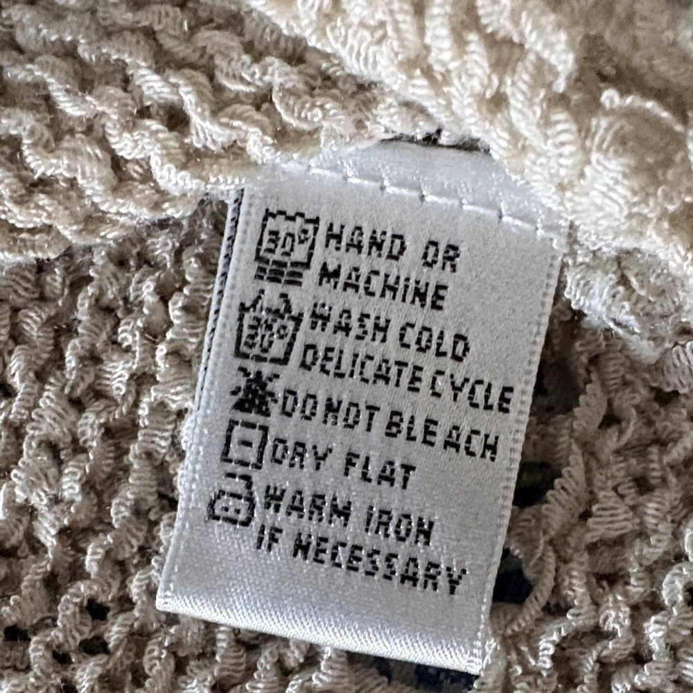 August Silk Cream Knit Sweater - Picture 7 of 7